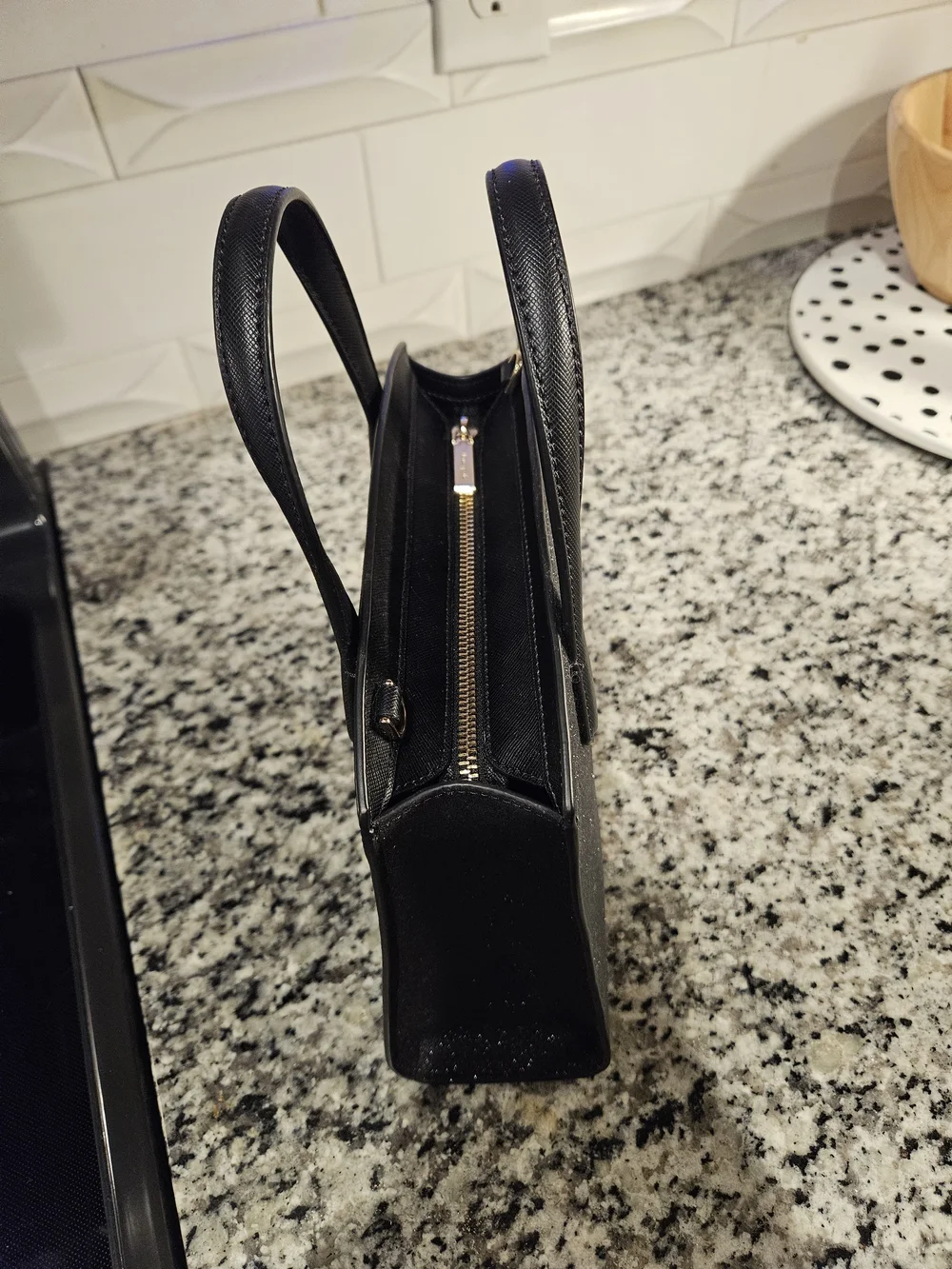 Kate Spade Black Glitter Purse